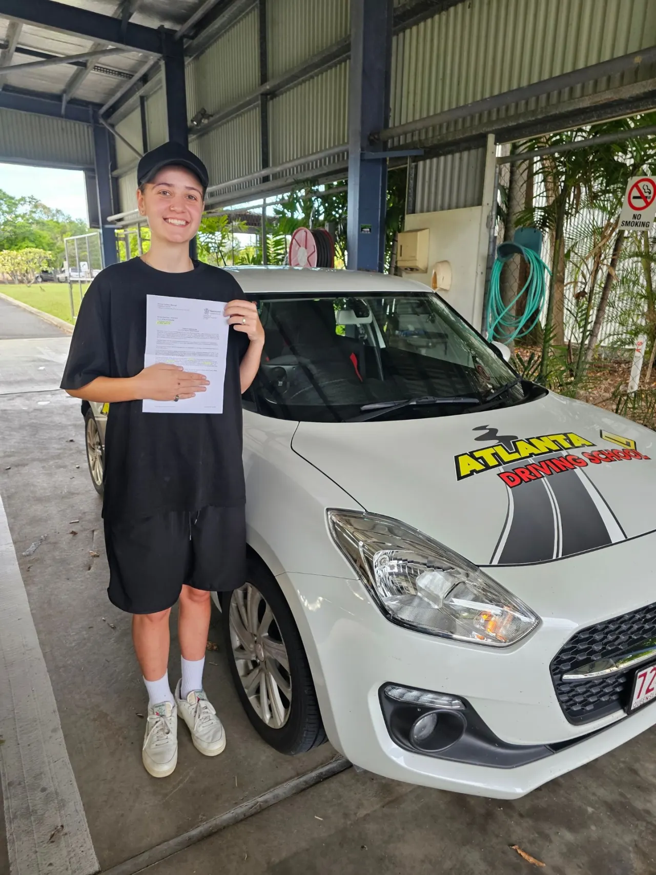 Atlanta Driving School dual-controlled training car in Rockhampton